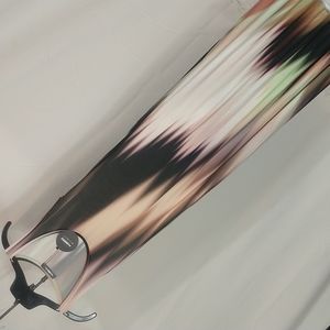 Alembika print jersey column dress NWT